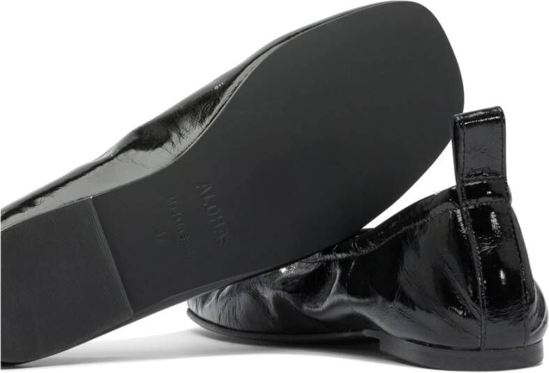 Alohas Zwarte Ballerina Flats Elegant Ontwerp