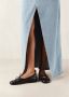 ALOHAS Zwarte leren balletflats Black Dames - Thumbnail 3