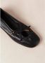 ALOHAS Zwarte leren balletflats Black Dames - Thumbnail 9