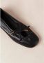 ALOHAS Zwarte leren balletflats Black Dames - Thumbnail 8