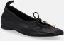 ALOHAS Zwarte leren balletflats Black Dames - Thumbnail 10