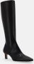 ALOHAS Zwarte leren laarzen Black Dames - Thumbnail 8