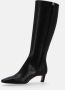 ALOHAS Zwarte leren laarzen Black Dames - Thumbnail 9