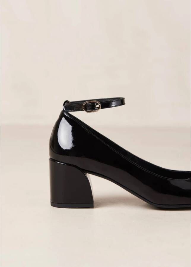 ALOHAS Zwarte leren pumps Black Dames