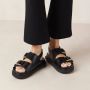 ALOHAS Platte sandalen Zwart Dames - Thumbnail 4