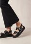 ALOHAS Platte sandalen Zwart Dames - Thumbnail 7