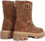 Alpe Dames Casual Kameel Suède Laars Brown Dames - Thumbnail 4