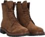 Alpe Bruine Casual Suède Dames Enkellaarsjes Brown Dames - Thumbnail 5