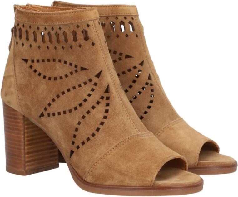 Alpe Casual Camel Suède Dameslaars Brown Dames