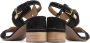 Alpe Casual Zwarte Suède Dames Sandalen Black Dames - Thumbnail 3