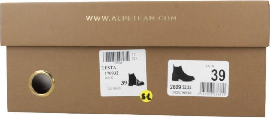 Alpe Chelsea Boots in Militaire Stijl