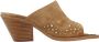 Alpe Heeled Mules Brown Dames - Thumbnail 6