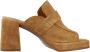 Alpe Heeled Mules Brown Dames - Thumbnail 4