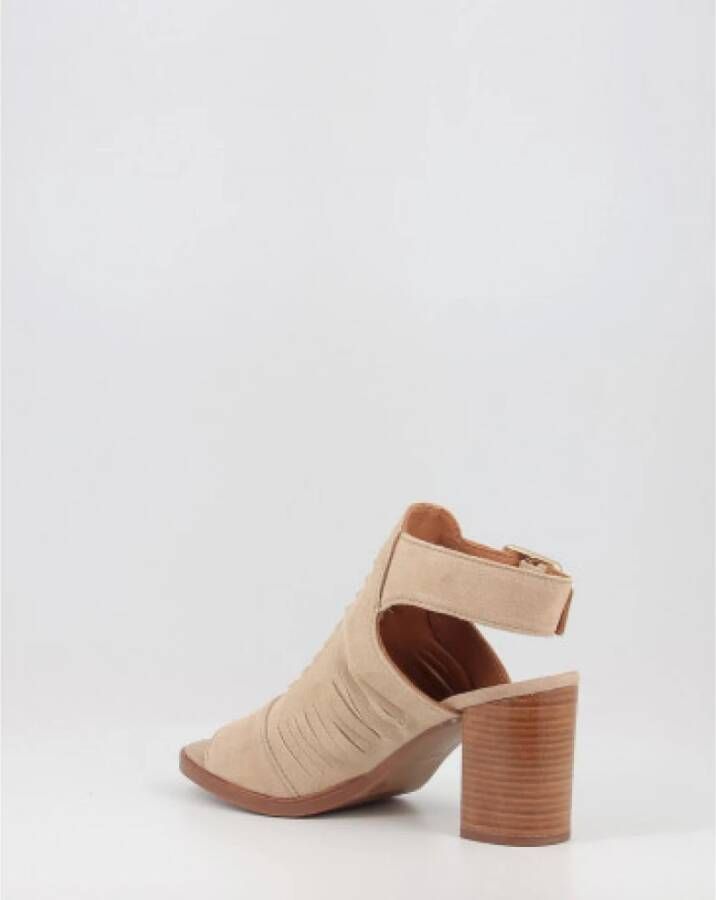 Alpe High Heel Sandals Beige Dames