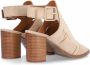 Alpe Beige Damessandalen met Hoge Hak en Gesp Beige Dames - Thumbnail 8