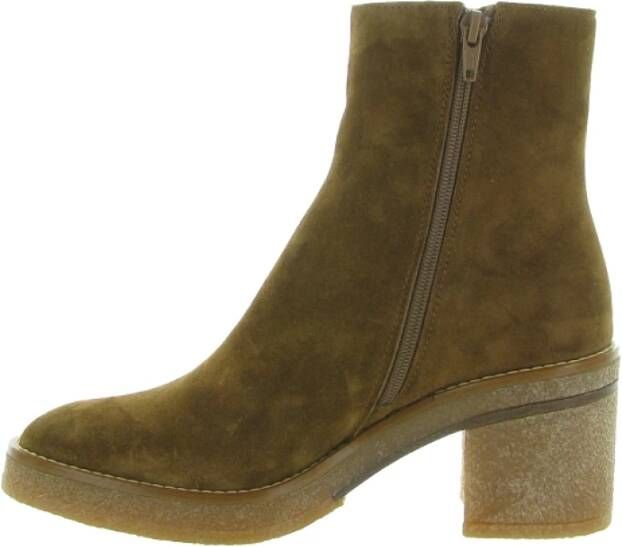 Alpe Madrid Hakken Boots Brown Dames