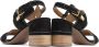Alpe Casual Zwarte Suède Dames Sandalen Black Dames - Thumbnail 6