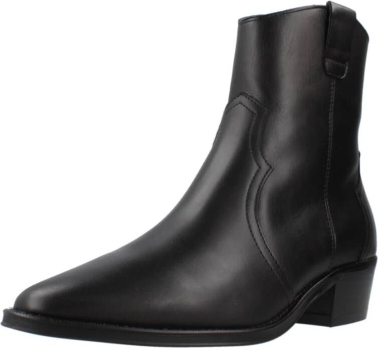 Alpe Stijlvolle Cowboy Laarzen voor Vrouwen Black Dames