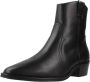 Alpe Stijlvolle Cowboy Laarzen voor Vrouwen Black Dames - Thumbnail 2