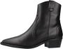 Alpe Stijlvolle Cowboy Laarzen voor Vrouwen Black Dames - Thumbnail 3