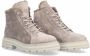 ALPEWOMAN 2507 veterschoenen dames grijs taupe suede - Thumbnail 6