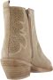 Alpe Western Style Cowboy Boots Beige Dames - Thumbnail 5