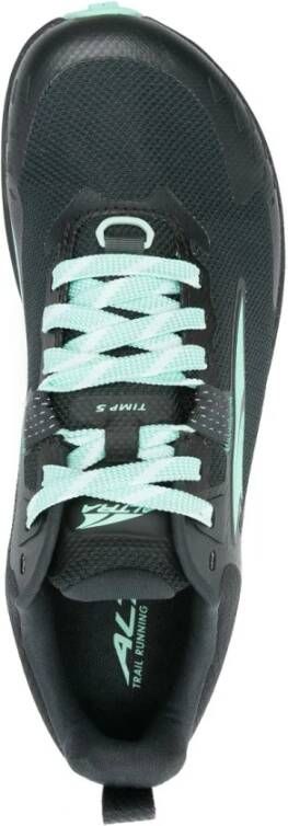 Altra Zwarte Veterschoenen Platte Waterdicht Black Dames