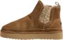 Alviero Martini 1a Classe Leren Enkellaars Dames Herfst Winter Collectie Beige Dames - Thumbnail 3