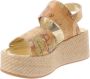 Alviero Martini 1a Classe Elegante Sandalen van Kunstleer Beige Dames - Thumbnail 4