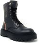 Alviero Martini 1a Classe Zwarte leren laarzen Geo Classic stijl Black Dames - Thumbnail 2
