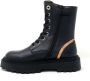 Alviero Martini 1a Classe Zwarte leren laarzen Geo Classic stijl Black Dames - Thumbnail 3