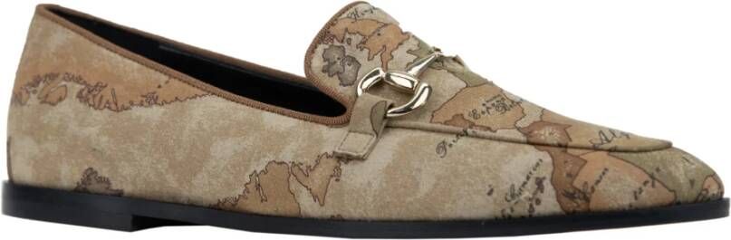 Alviero Martini 1a Classe Geografische Instap Damesschoenen Brown Dames