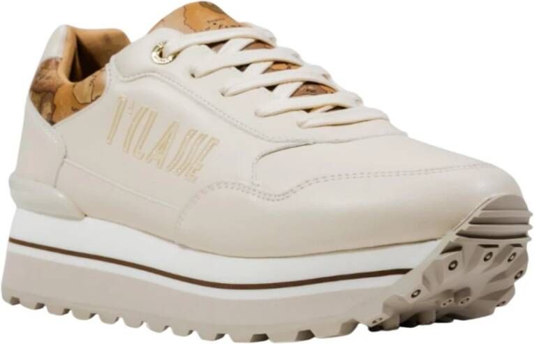 Alviero Martini 1a Classe Kaartprint Platform Sneakers