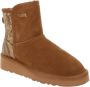 Alviero Martini 1a Classe Leren en stoffen enkellaarzen Brown Dames - Thumbnail 3