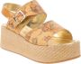 Alviero Martini 1a Classe Elegante Sandalen van Kunstleer Beige Dames - Thumbnail 10