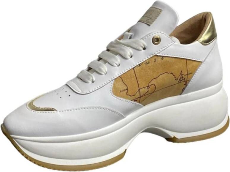 Alviero Martini 1a Classe Witte lage sneakers