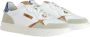 Alviero Martini 1a Classe Witte leren sneakers met Geo Classic print - Thumbnail 2