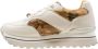 Alviero Martini 1a Classe Witte Print Dames Sneakers met Plateau - Thumbnail 2