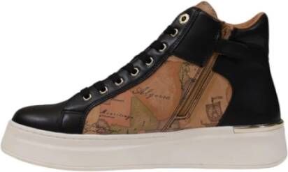Alviero Martini 1a Classe Zwarte Print Sneakers Herfst Winter Stijl