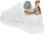 Ama Brand Wit en Goud Leren Sneakers White Dames - Thumbnail 3