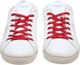 Ama Brand Witte en Blauwe Leren Sneakers White Heren - Thumbnail 2