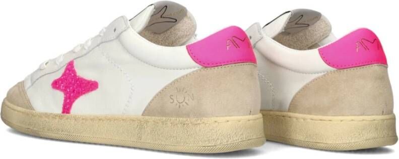 Ama Brand Witte Sun Sneakers voor Dames