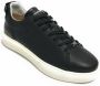 Ambitious Zwarte geperforeerde leren sneakers voor heren Black Heren - Thumbnail 3