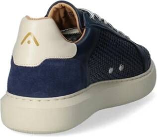 Ambitious Blauwe leren sneakers Art. 13450A