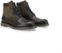 Ambitious Heren Leren Tweed Veterschoen met Brogue Patroon Bruin Heren - Thumbnail 14