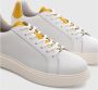 Ambitious Heren wit leren hoge sneakers White Heren - Thumbnail 4