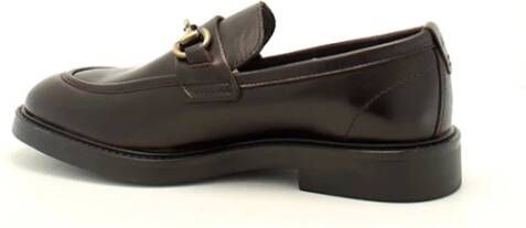 Ambitious Herenleren loafers met stalen detail