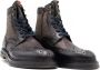 Ambitious Heren Leren Tweed Veterschoen met Brogue Patroon Bruin Heren - Thumbnail 17