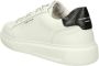Ambitious Witte leren sneakers met zwarte hielinzet White - Thumbnail 9