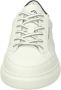 Ambitious Witte leren sneakers met zwarte hielinzet White - Thumbnail 11
